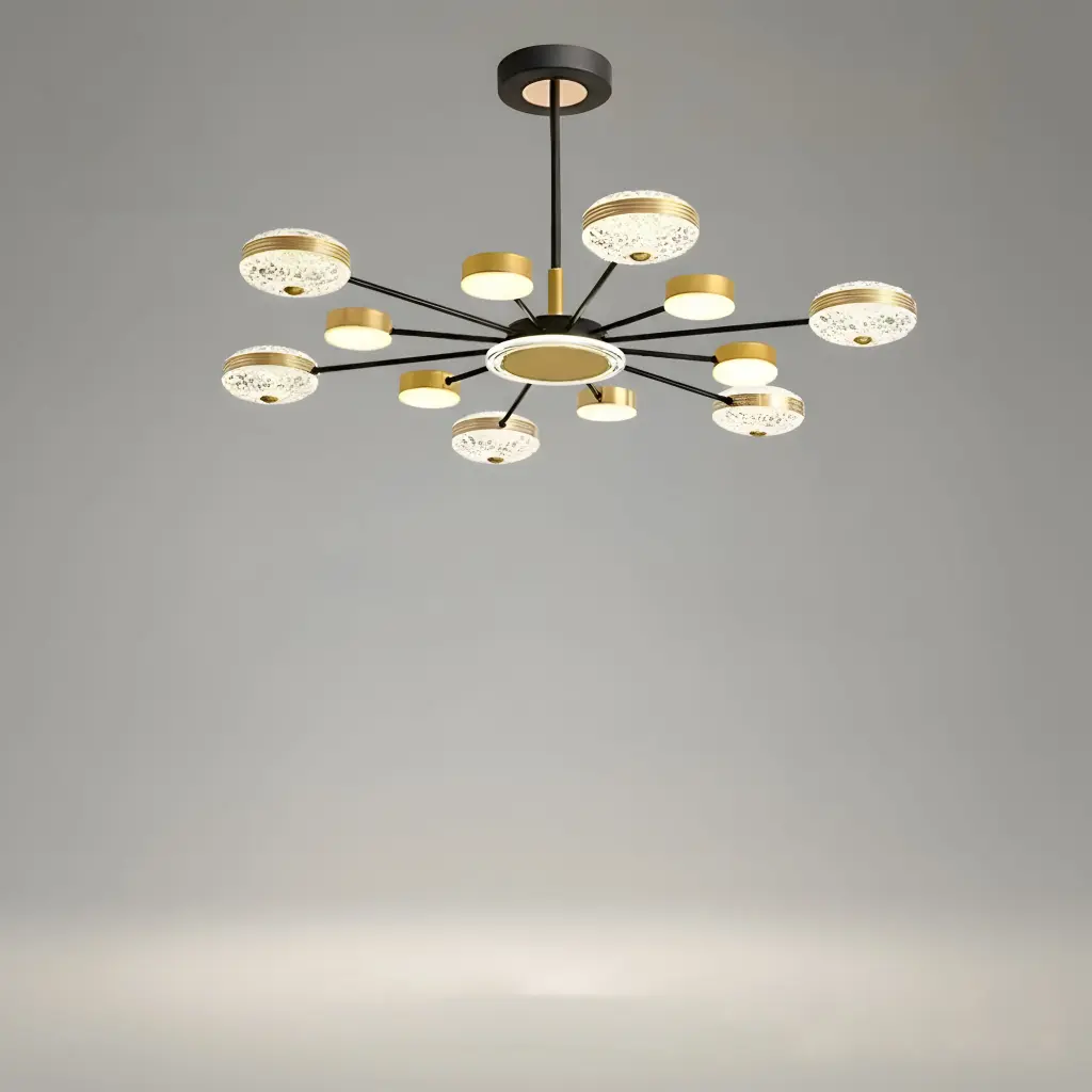 [AN-MK 20/12] "Stellar Balance" Linear 12-Arm LED Fixture