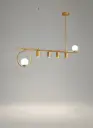 The Sculptural Gold Horizon Pendant