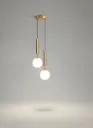The Bronze Harmony Duo Statement Pendant