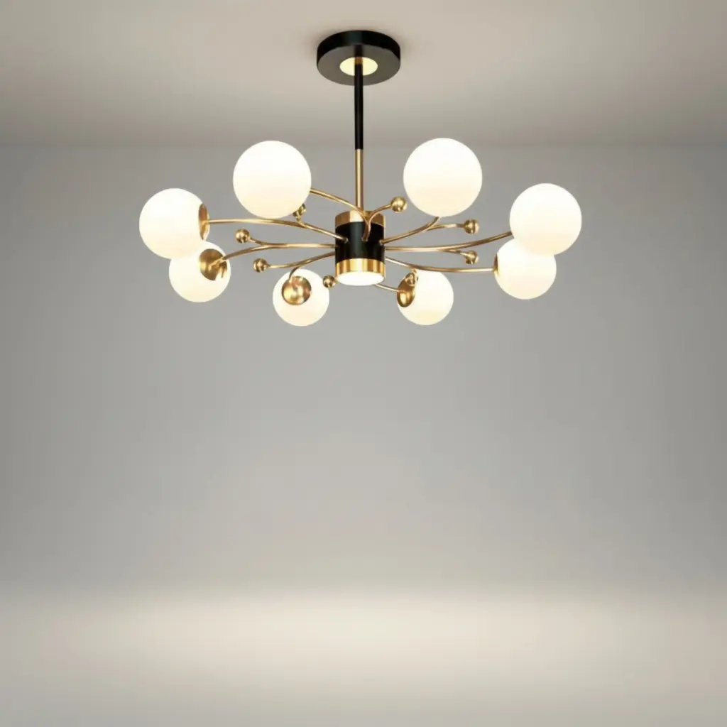 [AN-MK 43/8] The Bronze Botanical Statement Chandelier