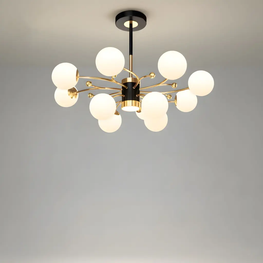 [AN-MK 43/8+4] The Bronze Botanical Grand Statement Chandelier