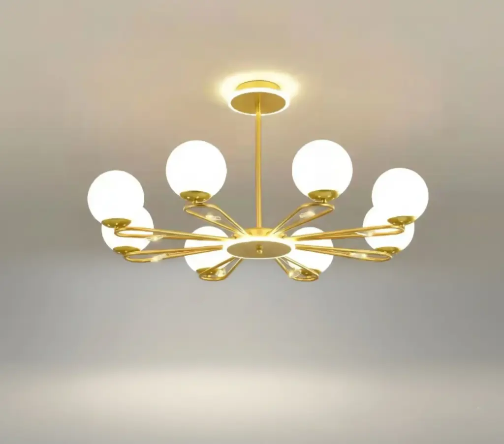 [AN-MK 44/8] The Golden Petal Statement Chandelier