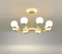 The Golden Petal Statement Chandelier