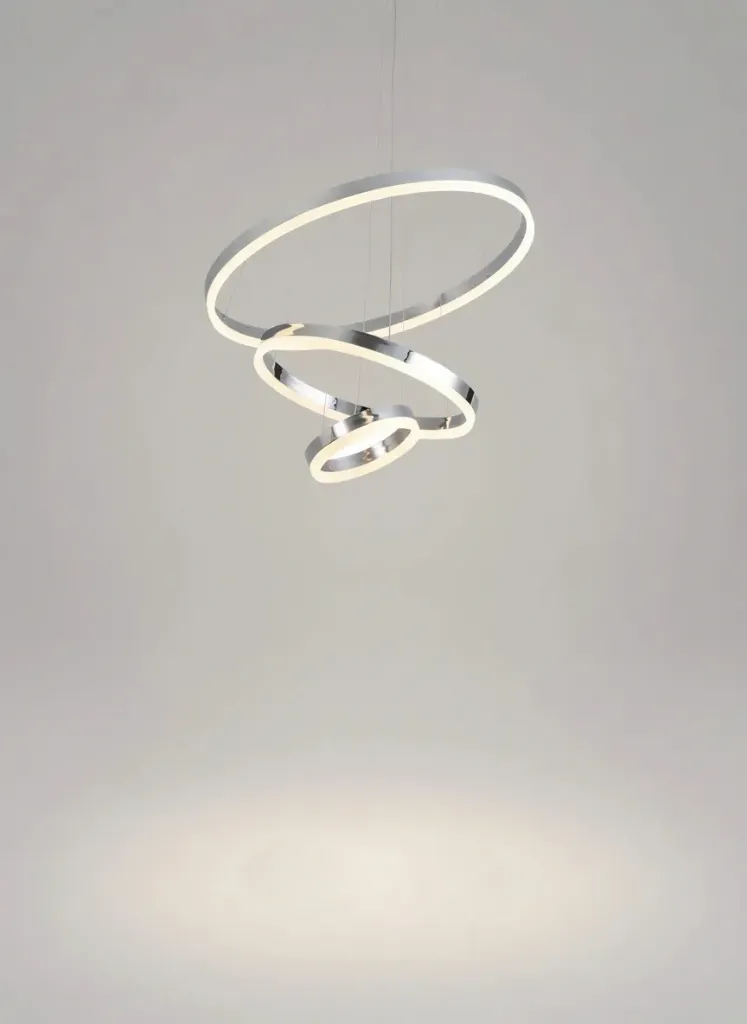 [AN-UR 13/2+4+6SV] The Argentum Triple Halo Spiral Pendant