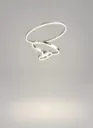 The Argentum Triple Halo Spiral Pendant