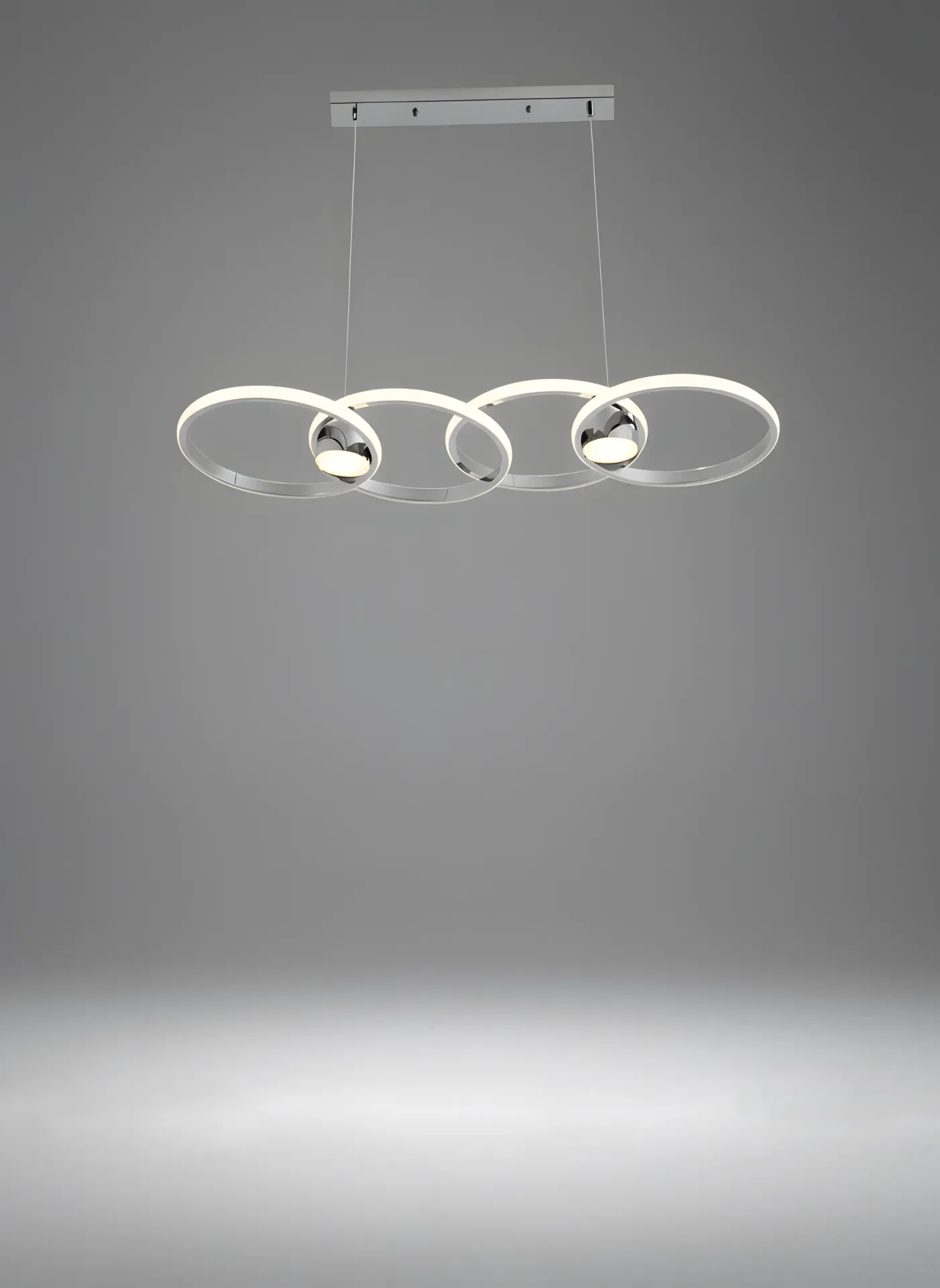 [AN-UR 14SV] The Argentum Quad-Ring Architectural Pendant