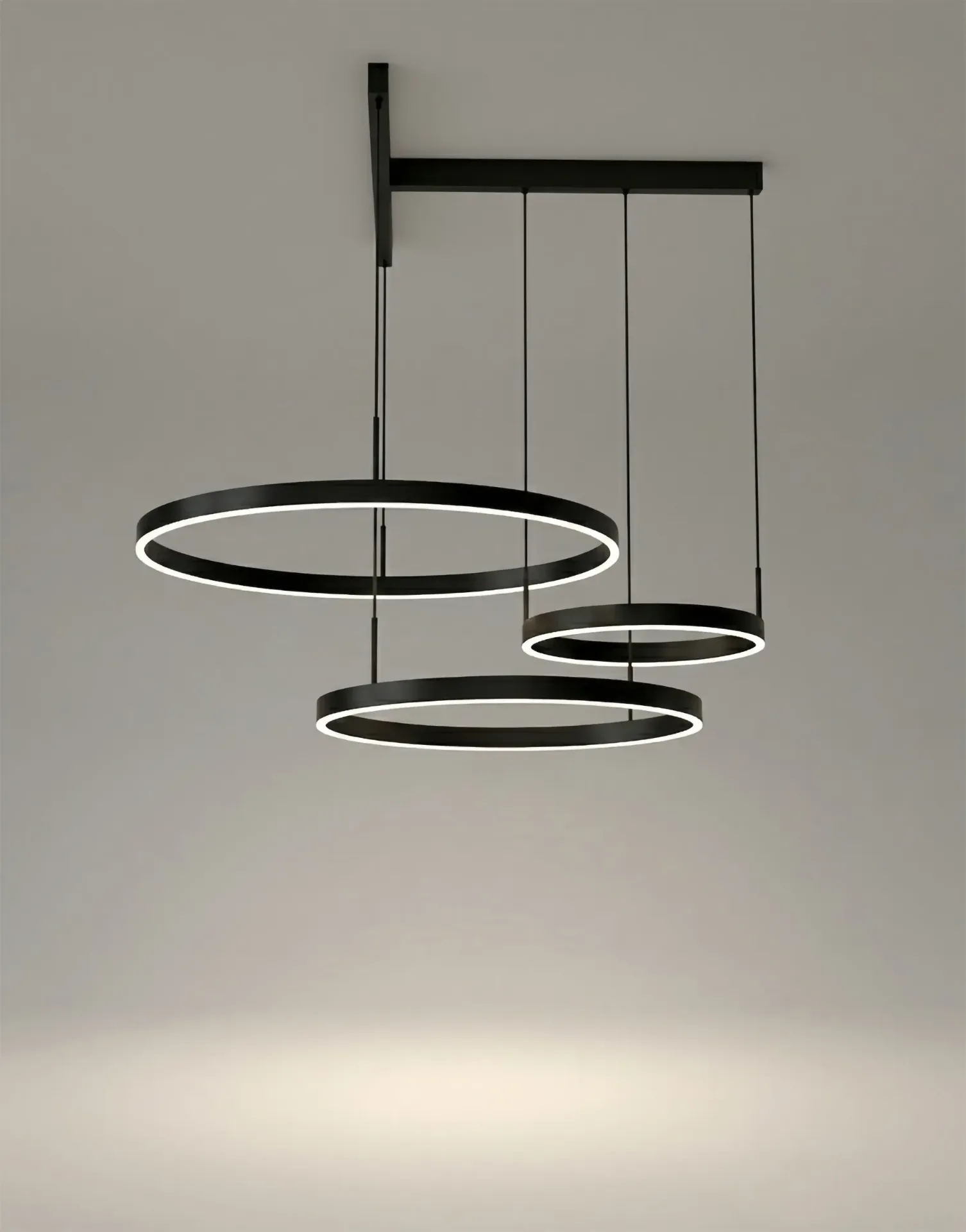 [AN-UR 89/4+6+8] The Obsidian Trinity Orbit Chandelier