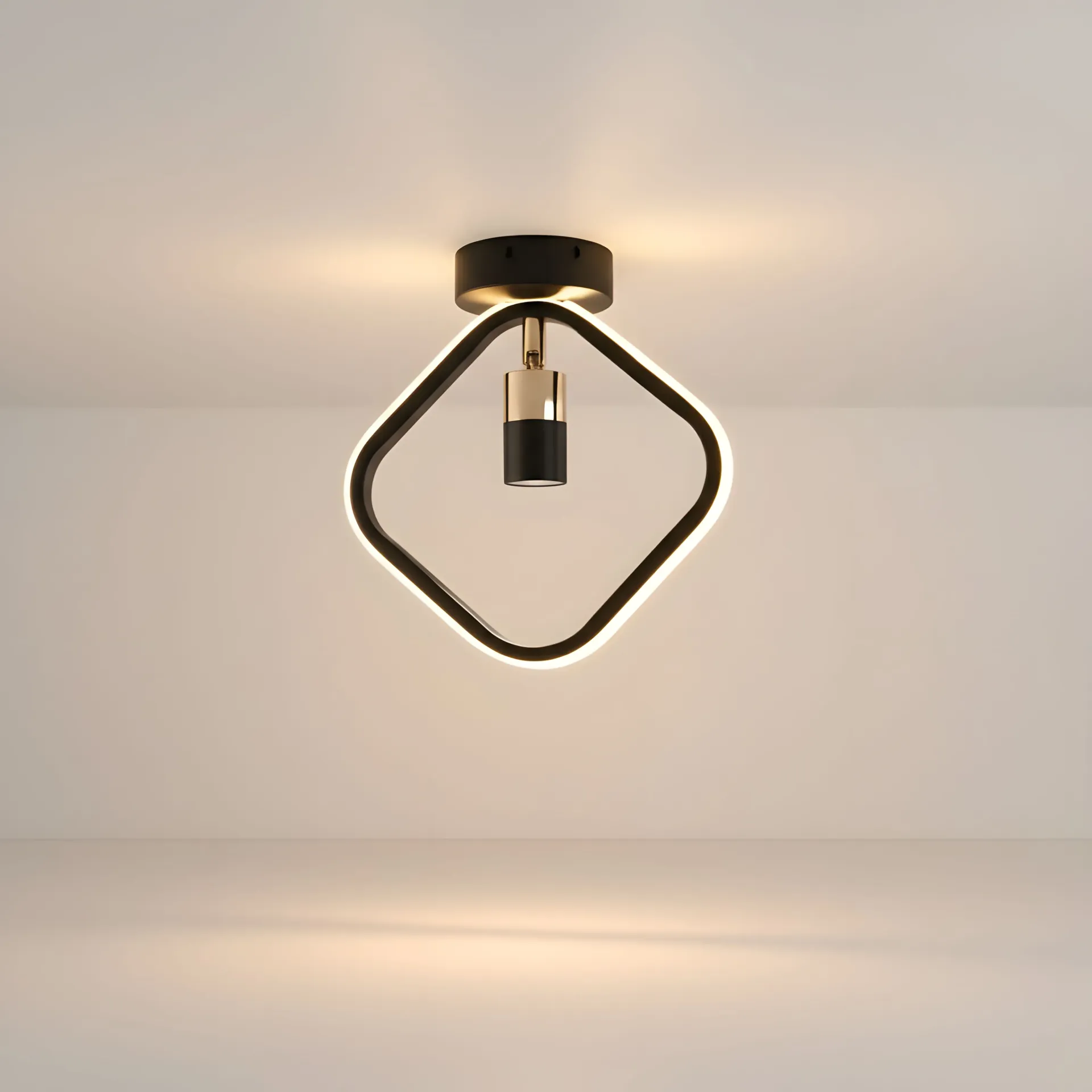 [An-UR 99BK] The Bronze & Black Dual-Source Ceiling Light