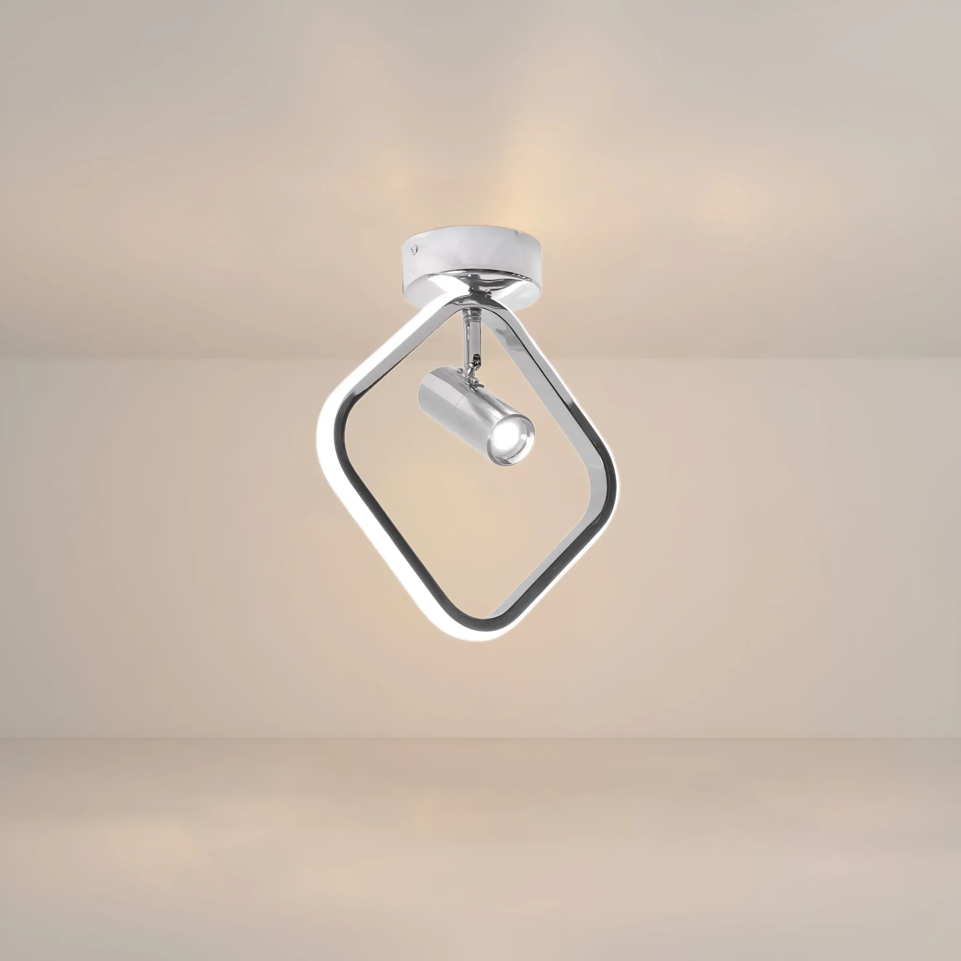 [AN-UR 99SV] The Silver Dual-Source Ceiling Light