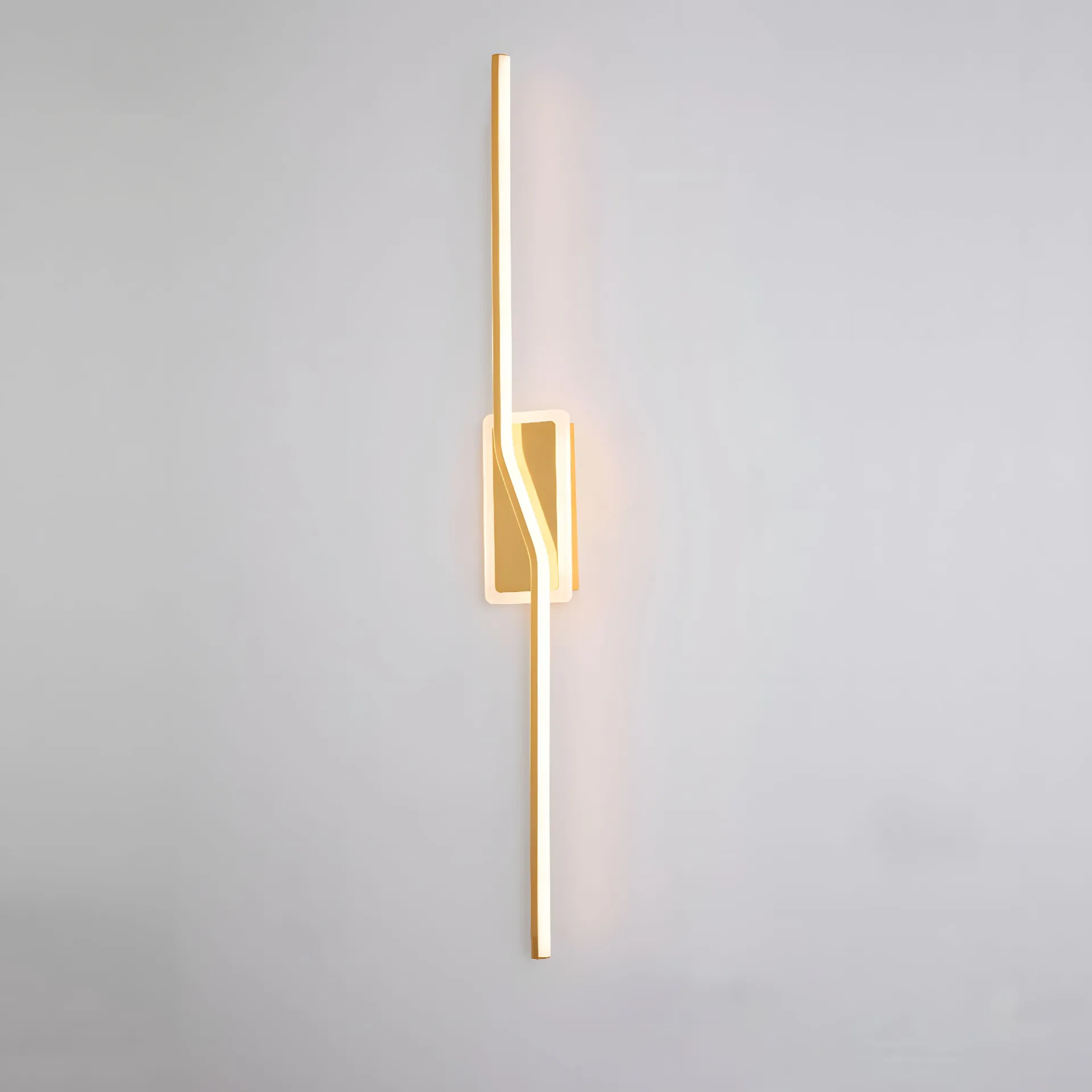 Linear LED Wall Light 80 cm, Gold