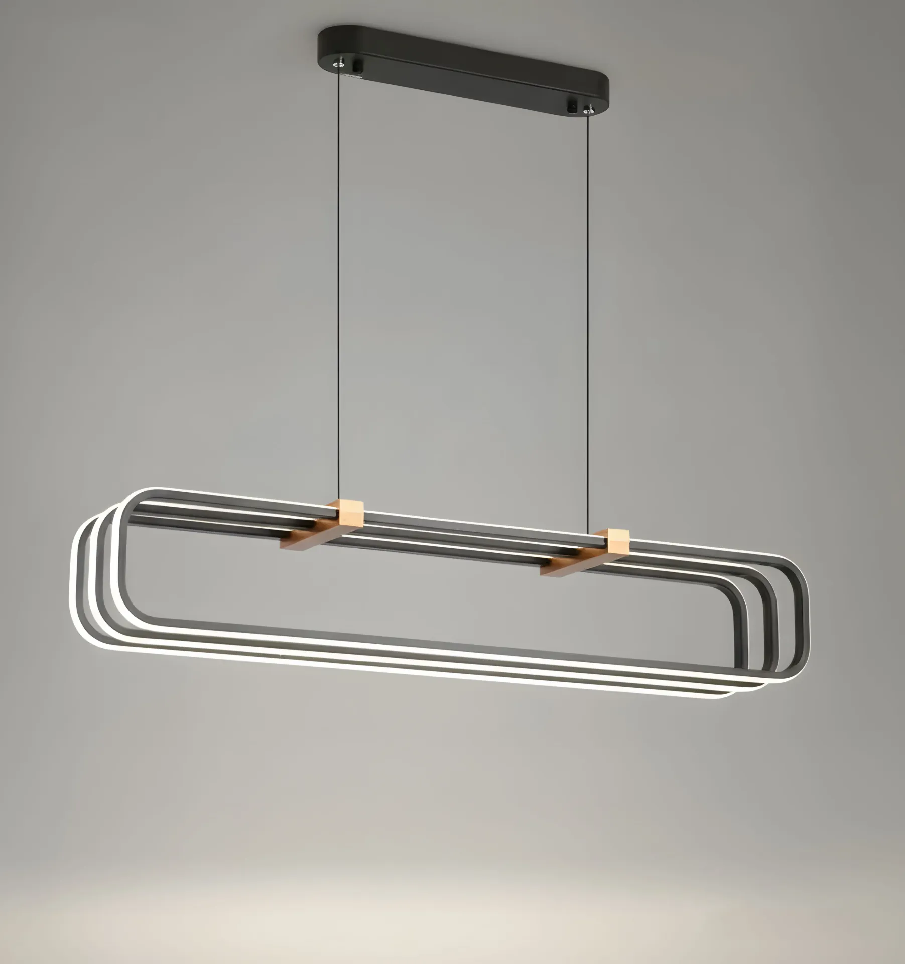 [AN-UR 245BK] Contemporary Oval Ring Suspension Fixture