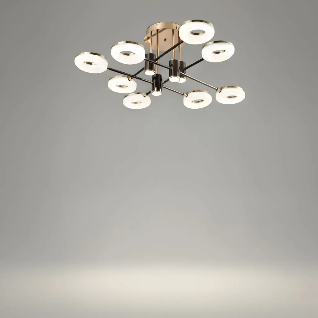[AN-MK 09/8] Large Modern Ring LED Ceiling Mount Light