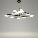 "Gemini" Modern Hybrid Black & Gold Light